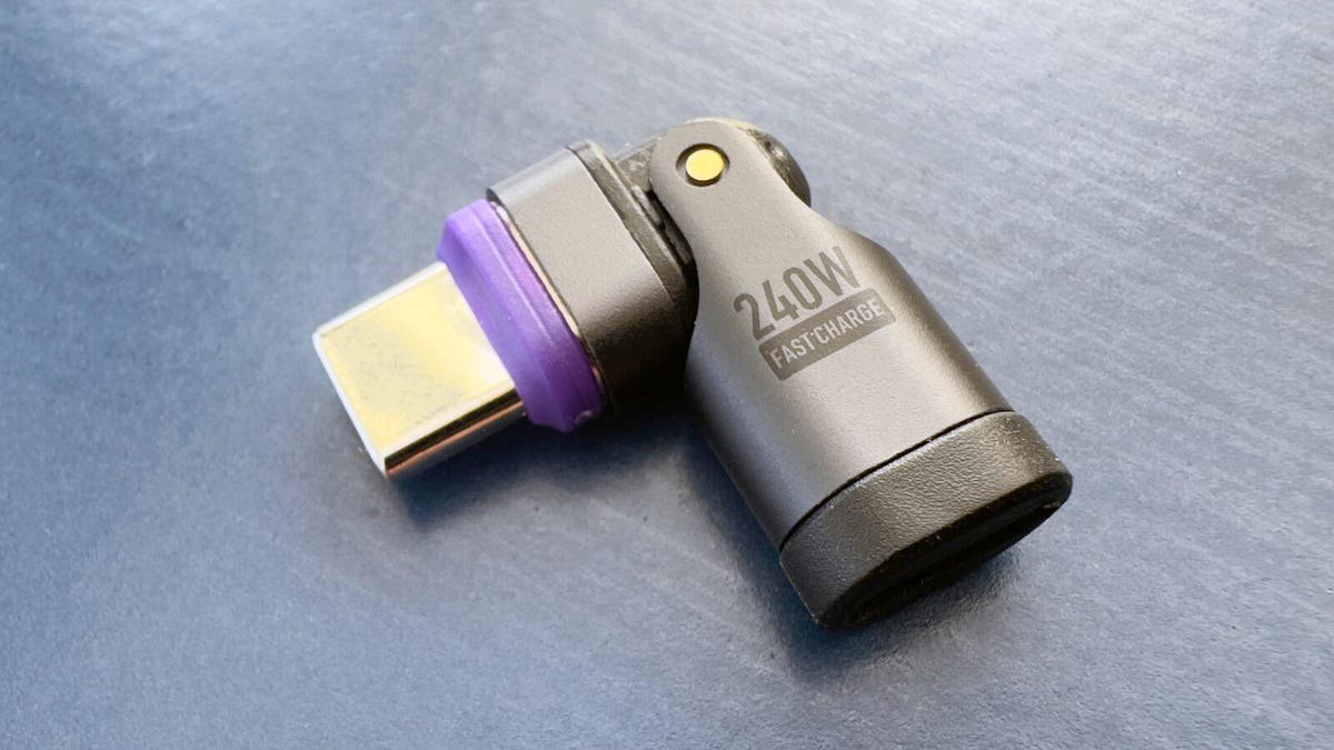 آداپتور مگنتی USB-C با چرخش: محافظ پورت شما