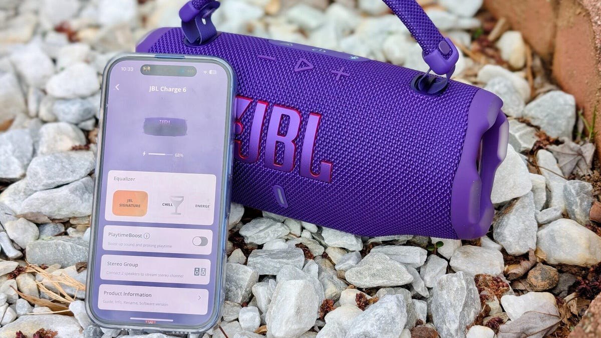 JBL Charge 6 معرفی شد: اسپیکر ضدآب با تنظیم صدا با AI