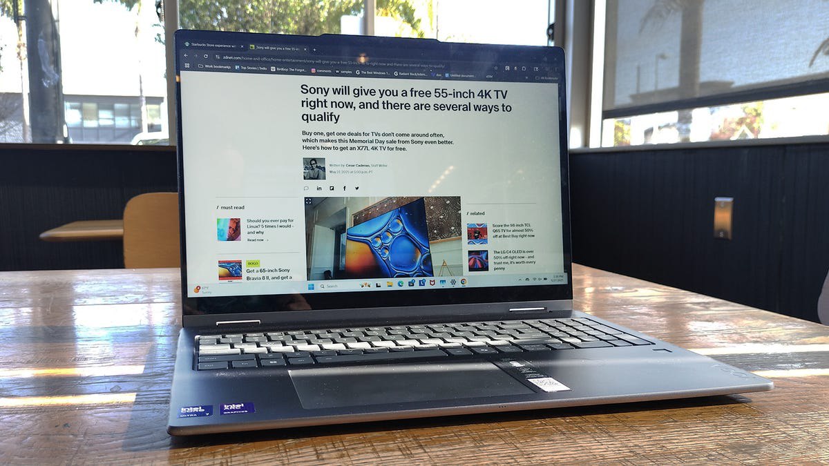 تعرفه‌های جدید آمریکا قیمت لپ‌تاپ‌ها را افزایش می‌دهد؛ عملکرد AI در لپ‌تاپ لنوو Yoga 7i