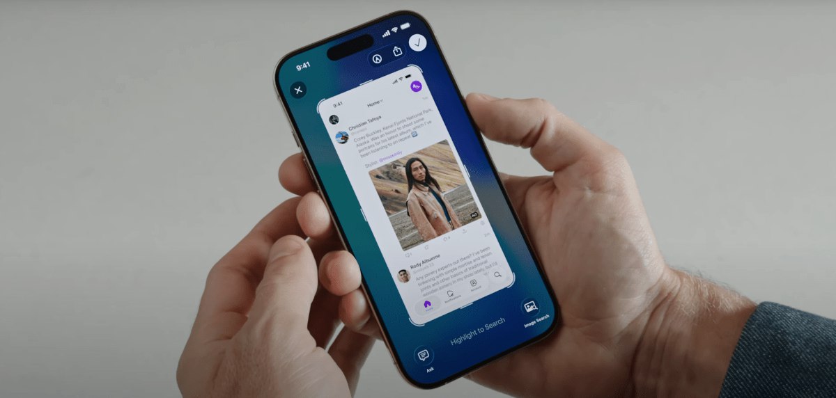 Visual Intelligence: هوش مصنوعی جدید اپل روی صفحه آیفون