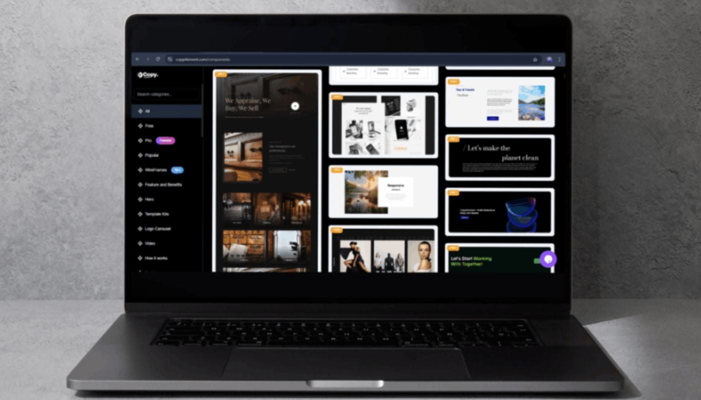 ساخت سایت وردپرس سریع‌تر: ابزار CopyElement با ۱۵۰۰ المان بدون افزونه