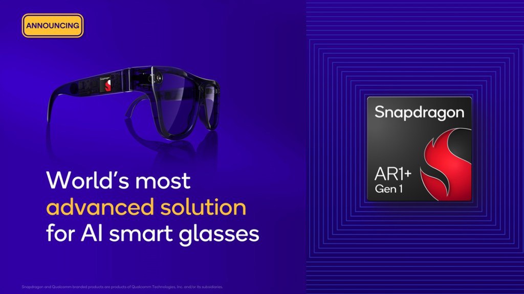 نمایش بی‌سابقه کوالکام: هوش مصنوعی مولد روی عینک هوشمند، کاملا آفلاین!