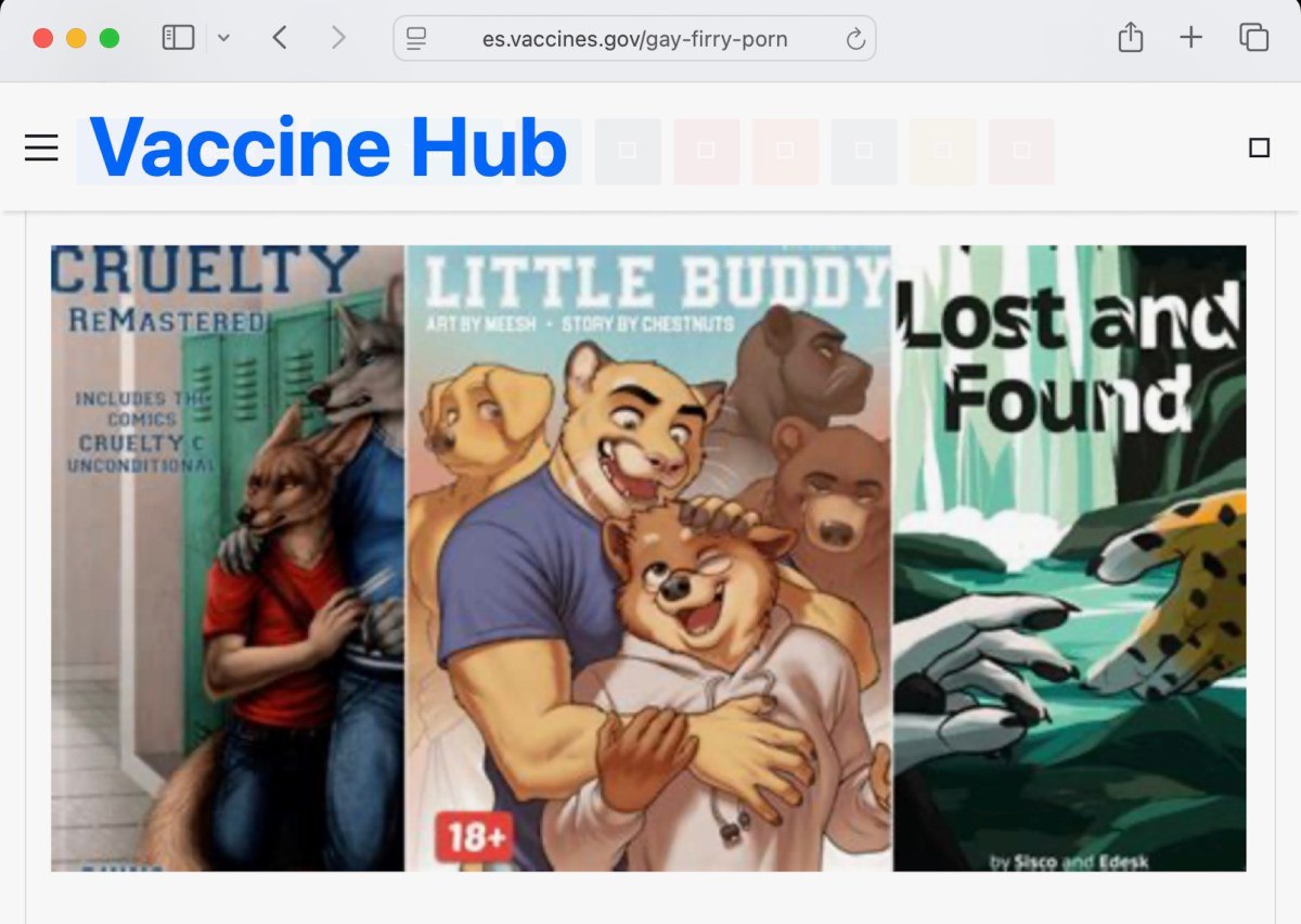 وب‌سایت دولتی آمریکا با اسپم هوش مصنوعی جایگزین شد