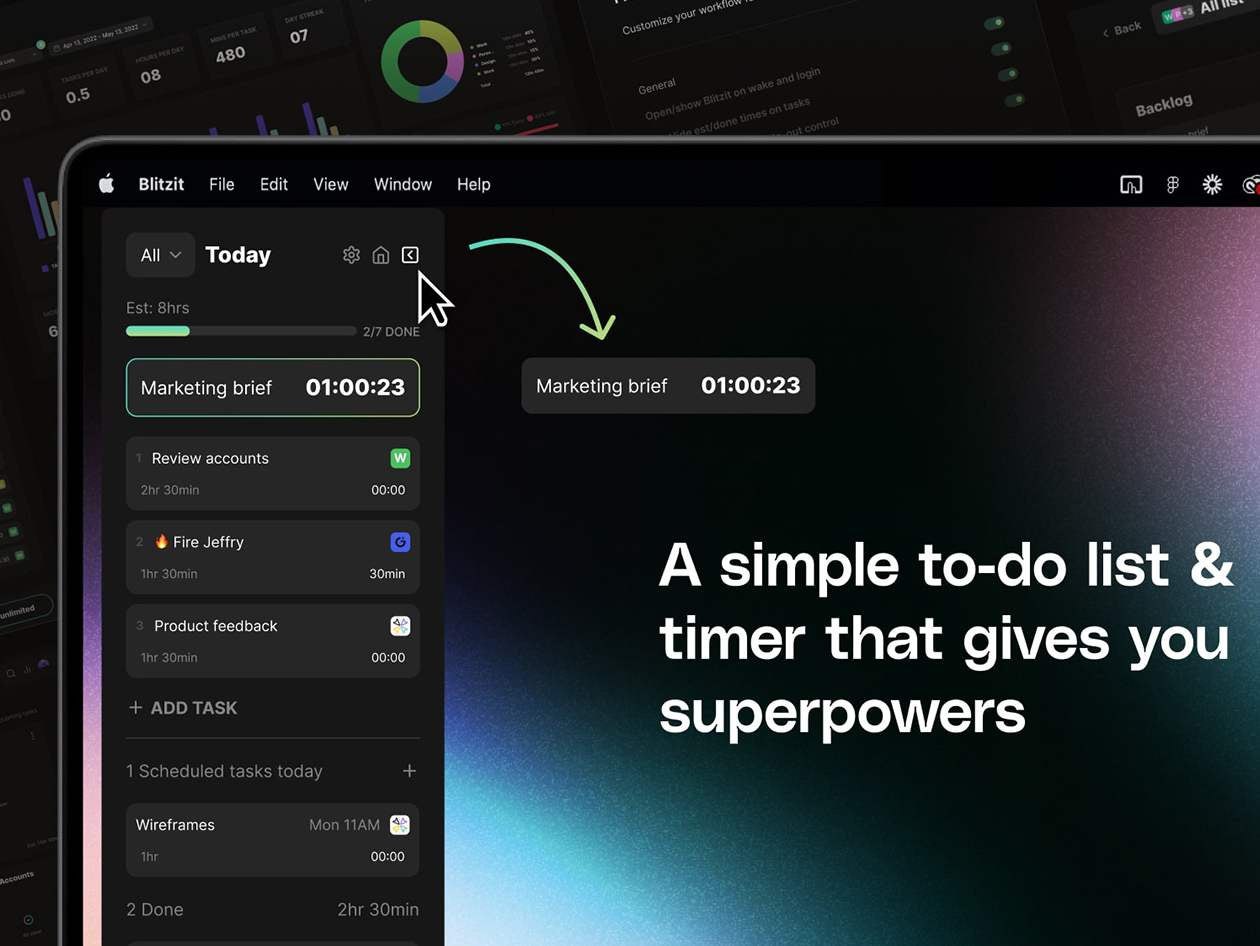 اپ Blitzit: تمرکز روی کارها بدون پرداخت ماهانه