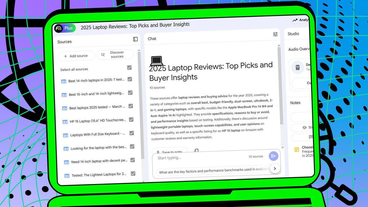 گوگل NotebookLM: اشتراک آسان تحقیقات با لینک عمومی