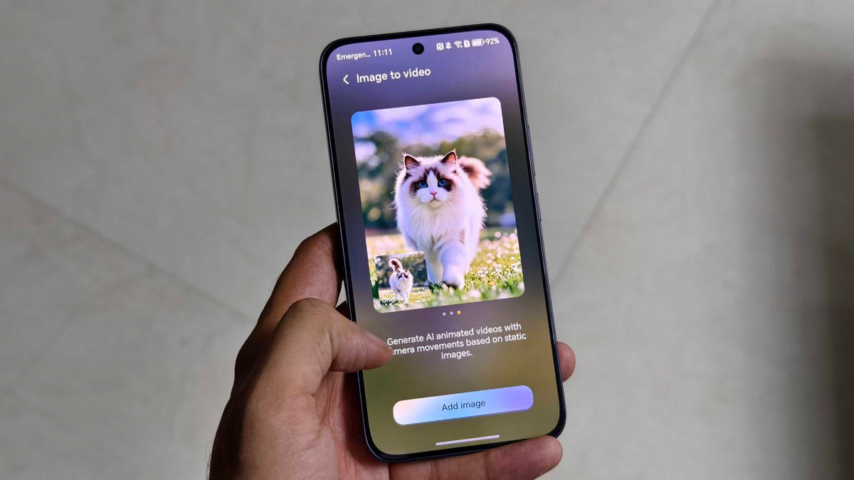 هوش مصنوعی گوگل در گوشی Honor 400: از عکس، ویدیو بسازید