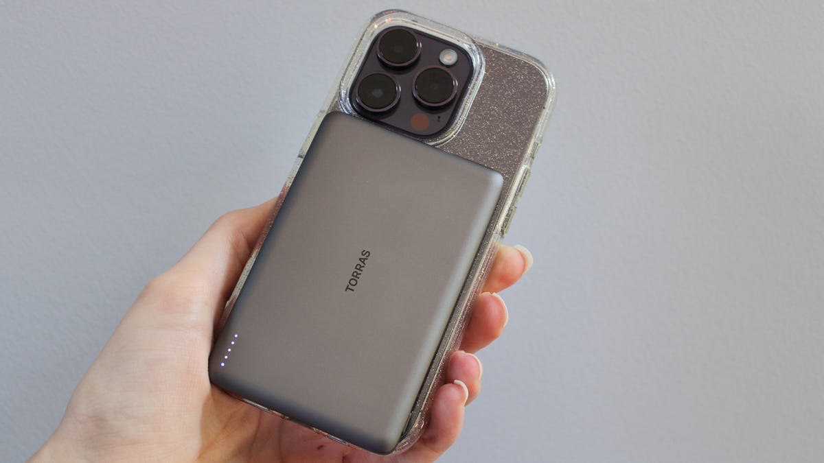 پاوربانک مگ‌سیف Torras: رکورددار نازکی که از آیفون هم باریک‌تره!