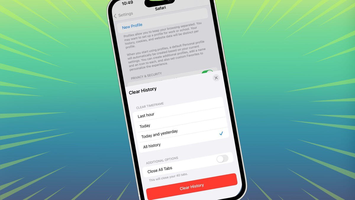 ترفند ساده برای سرعت بخشیدن به آیفون: کش مرورگر را پاک کنید