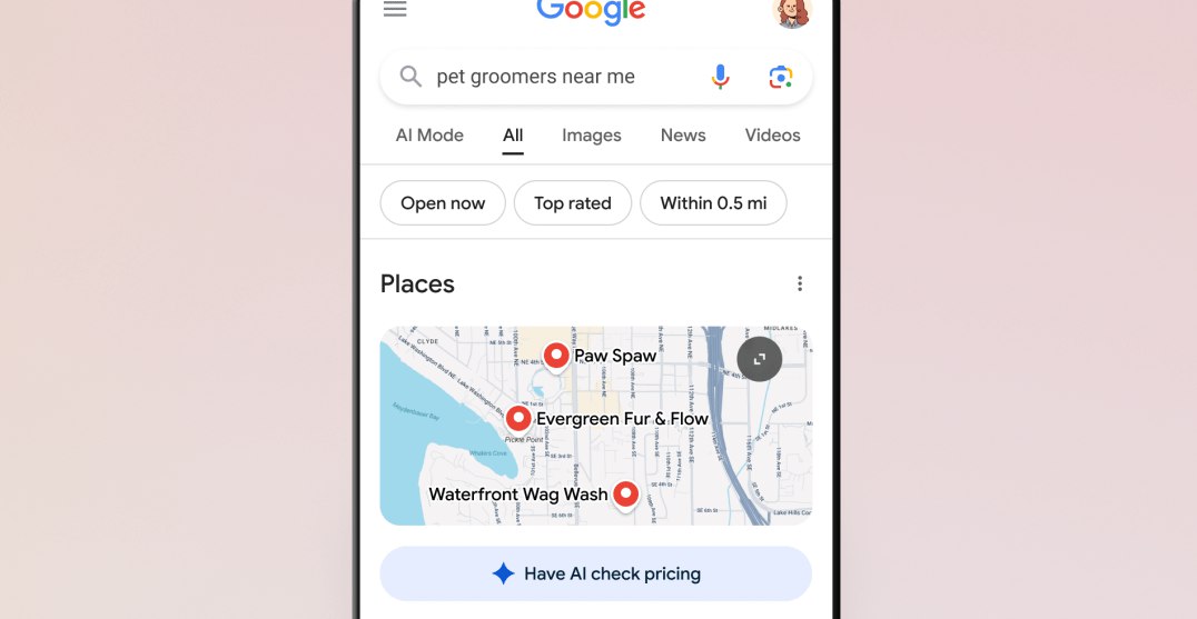 گوگل با هوش مصنوعی به جای شما با کسب‌وکارها تماس می‌گیرد