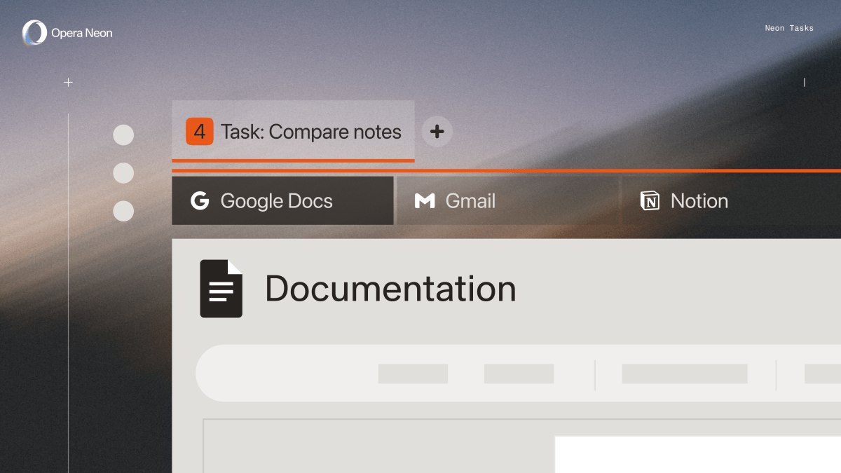 اپرا با مرورگر هوشمند نئون وارد رقابت داغ AI شد