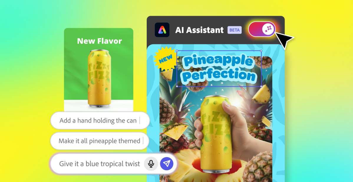 هوش مصنوعی جدید ادوبی دستورات مبهم شما را طراحی می‌کند