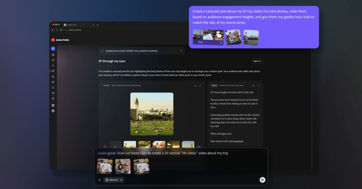 ادوبی از «پروژه مون‌لایت»، کارگردان هوشمند شبکه‌های اجتماعی، رونمایی کرد
