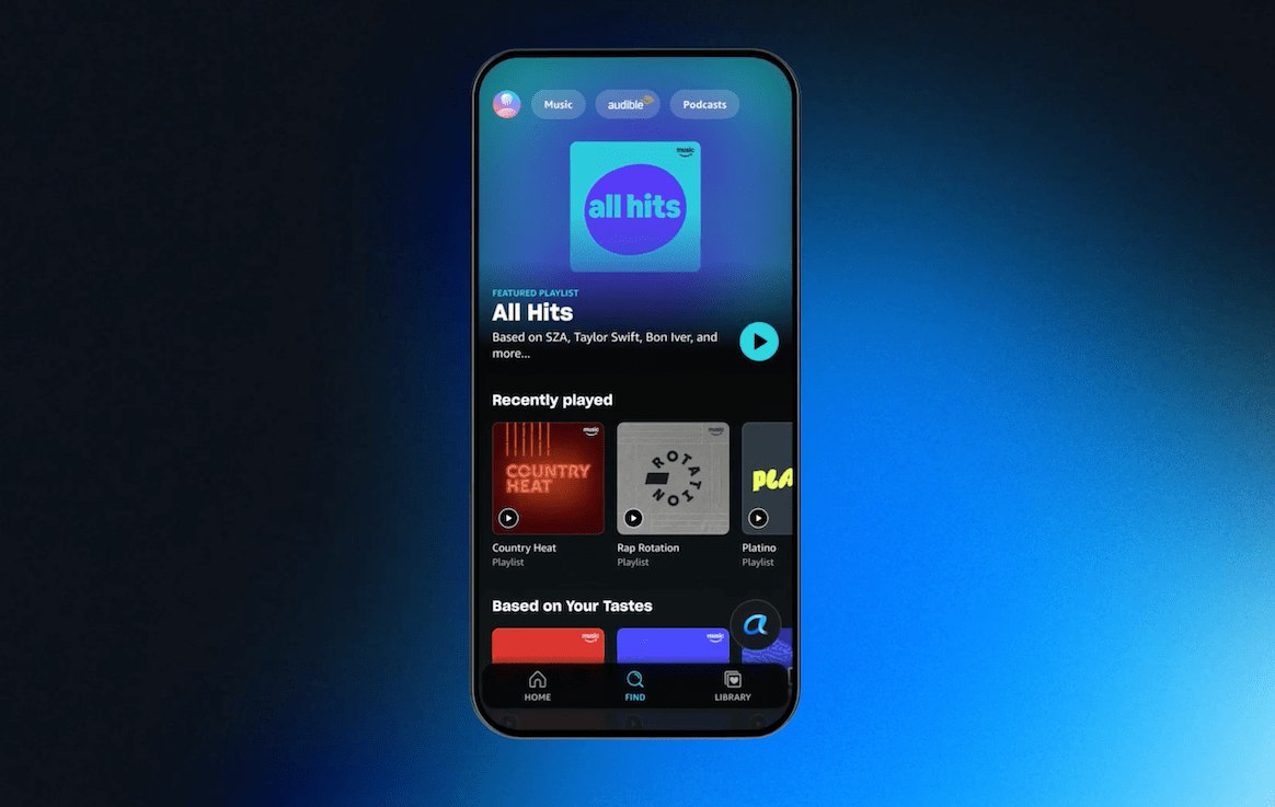 دستیار هوشمند الکسا+ برای رقابت با اسپاتیفای به آمازون موزیک آمد